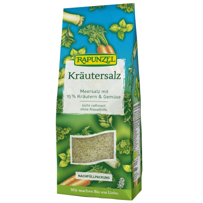 Kräutersalz 15% Kräuter&Gemüse Nachfüllpackung (500gr)